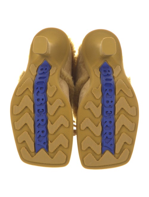 Burberry Suede Mules