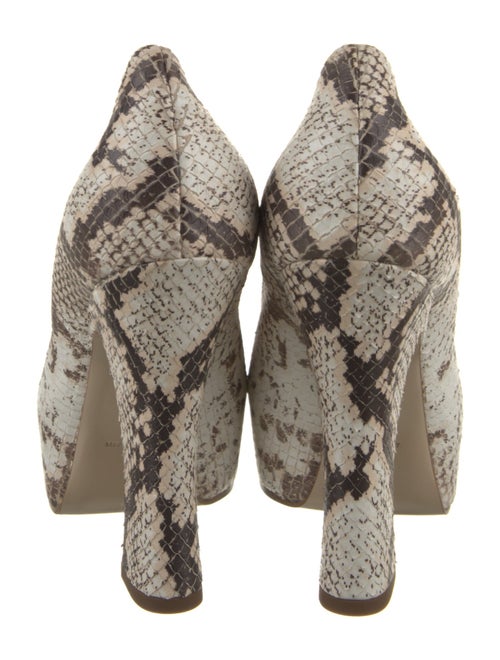 Burberry Leather Animal Print Pumps