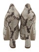 Burberry Leather Animal Print Pumps