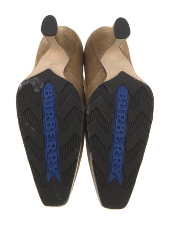 Burberry Suede Lace-Up Boots