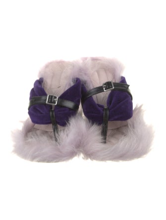 Burberry Leather Slides