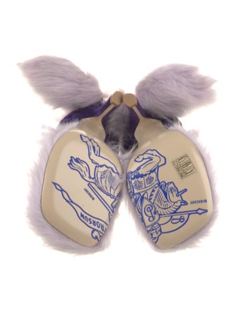 Burberry Leather Slides