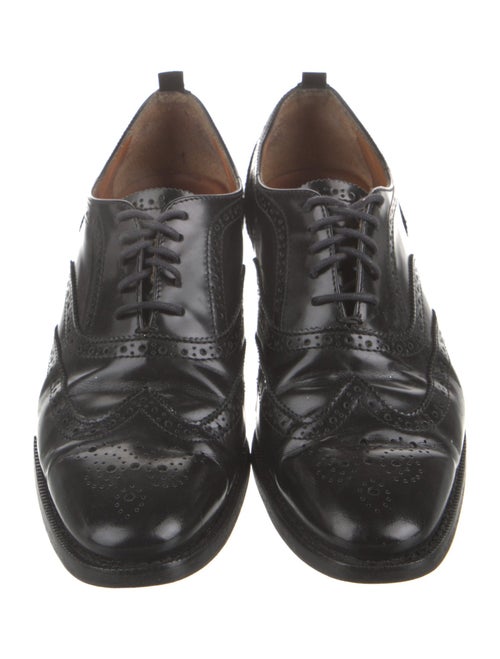 Burberry Leather Chain-Link Accents Brogues