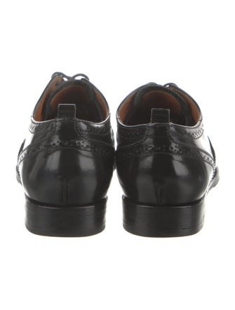 Burberry Leather Chain-Link Accents Brogues