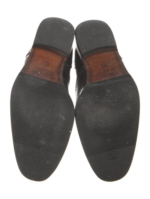 Burberry Leather Chain-Link Accents Brogues