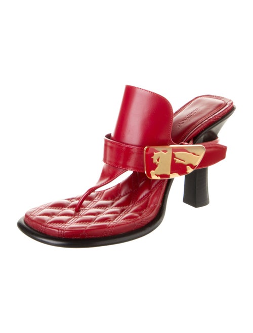 Burberry Leather Slides