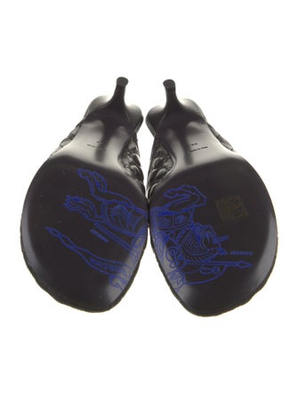 Burberry Leather Mules