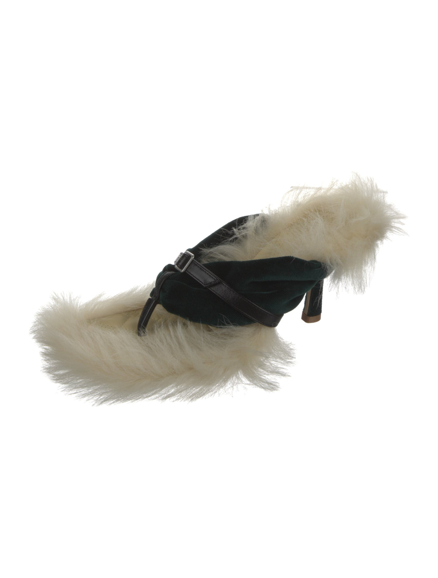 Burberry Velvet Slides