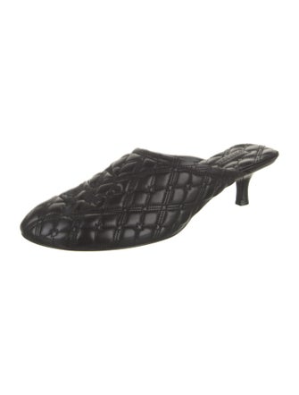 Burberry Leather Mules