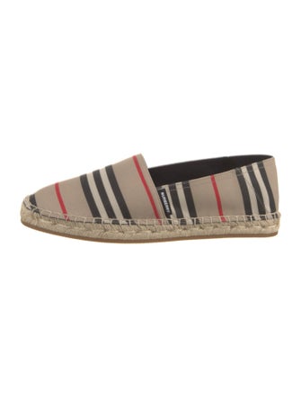 Burberry Canvas Striped Espadrilles