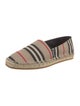 Burberry Canvas Striped Espadrilles