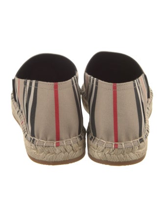 Burberry Canvas Striped Espadrilles