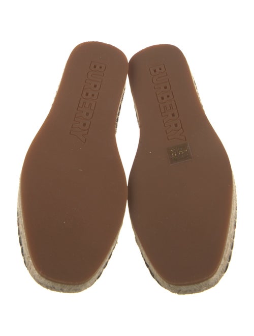 Burberry Canvas Striped Espadrilles