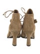 Burberry Suede Lace-Up Boots
