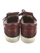 Burberry Nova Check Pattern Leather Sneakers