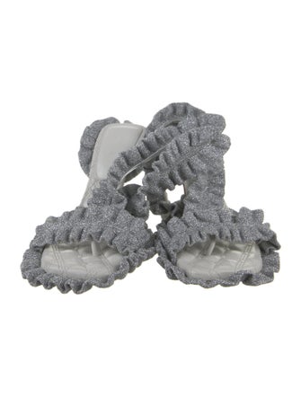 Burberry Leather Slingback Sandals