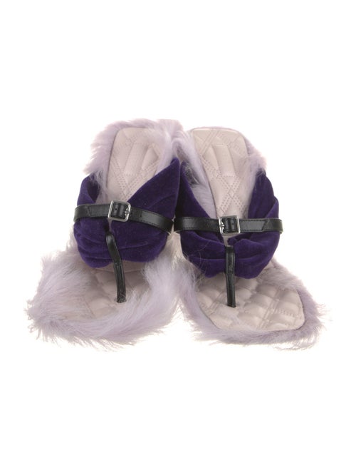 Burberry Leather Slides