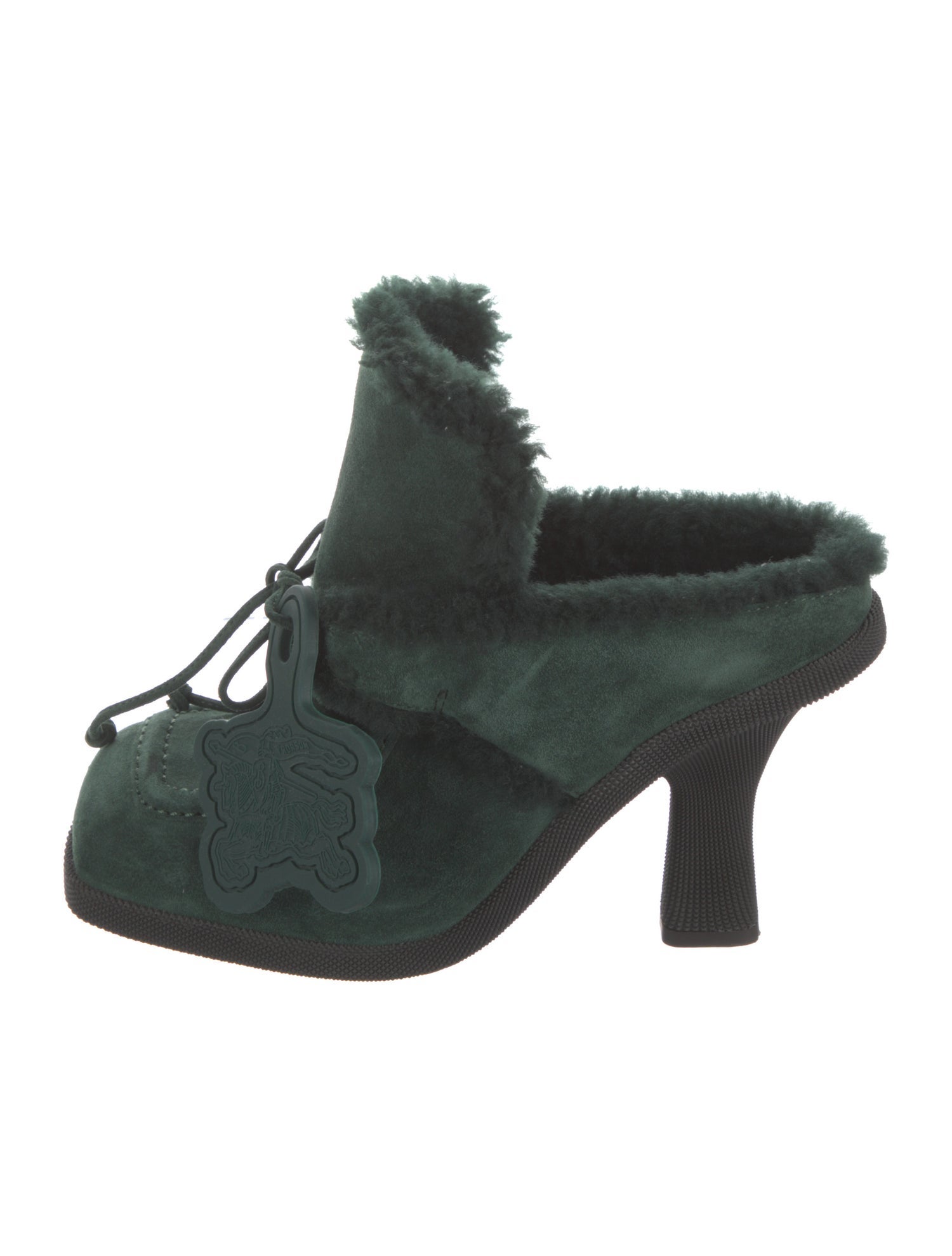 Burberry Suede Mules