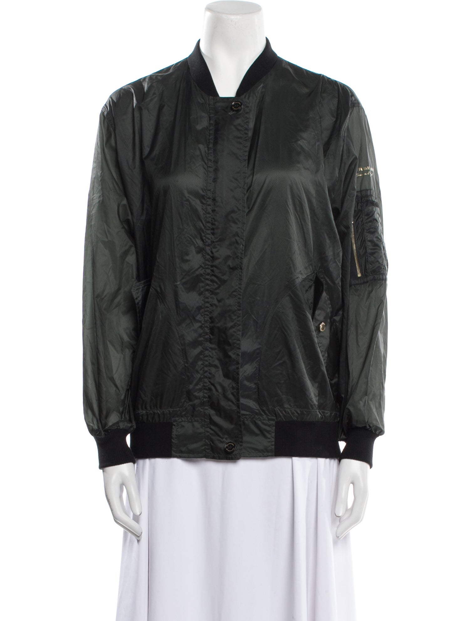 Burberry Nylon Bomber Jacket