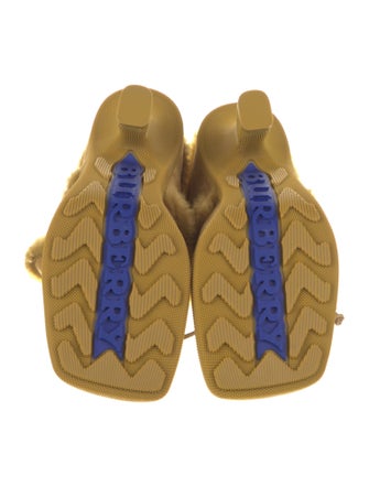 Burberry Suede Mules