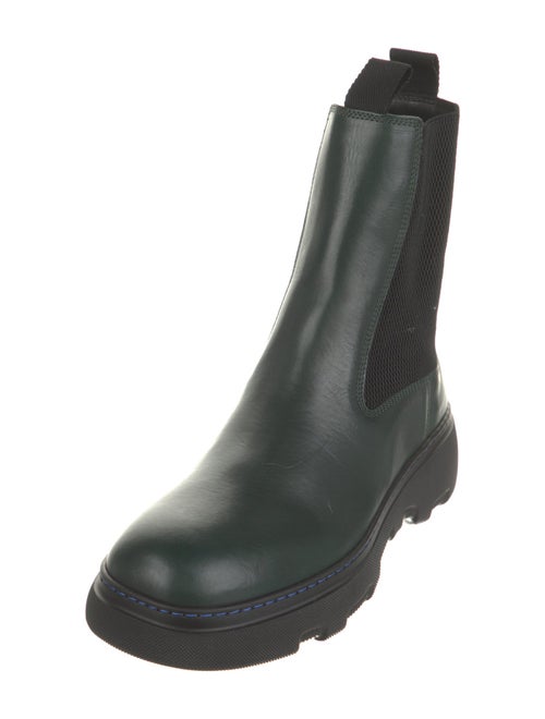 Burberry Leather Chelsea Boots