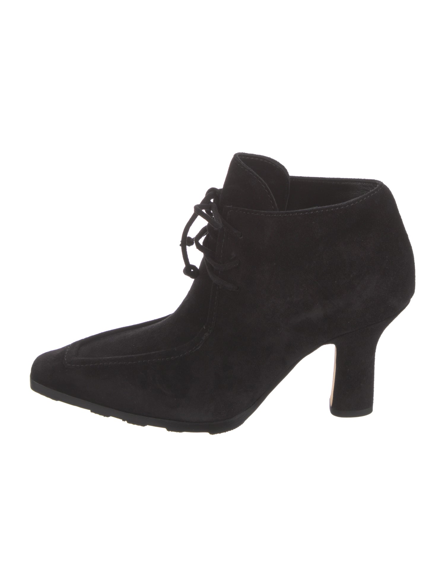 Burberry Suede Lace-Up Boots