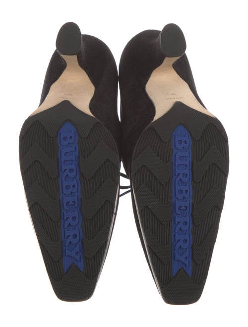 Burberry Suede Lace-Up Boots