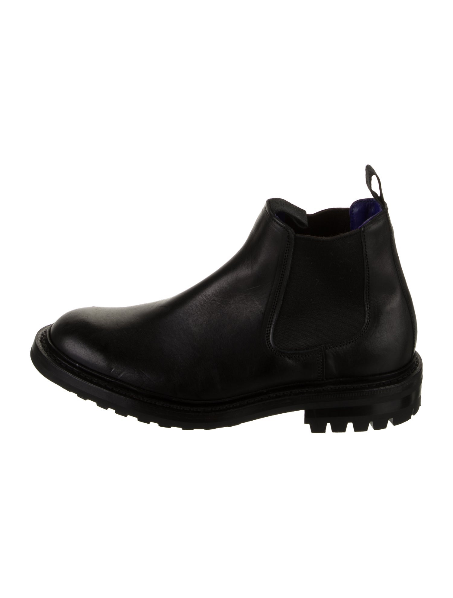 Burberry Leather Chelsea Boots