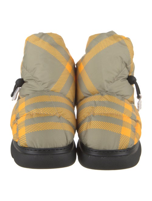 Burberry Nylon Printed Chelsea Boots