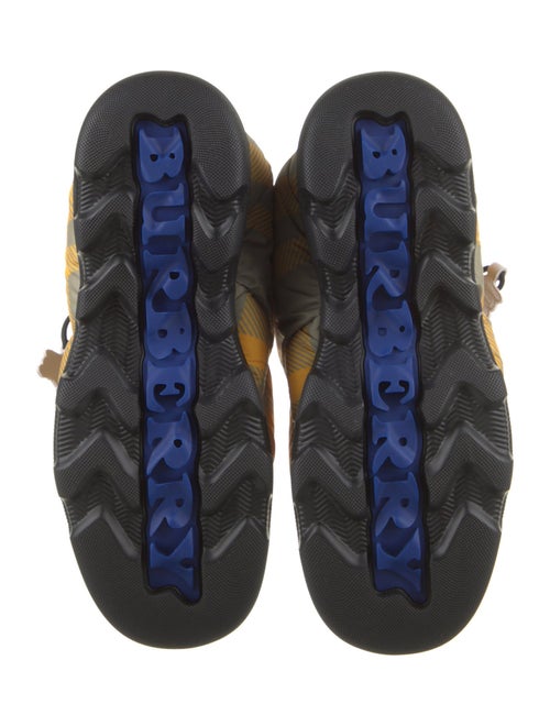 Burberry Nylon Printed Chelsea Boots