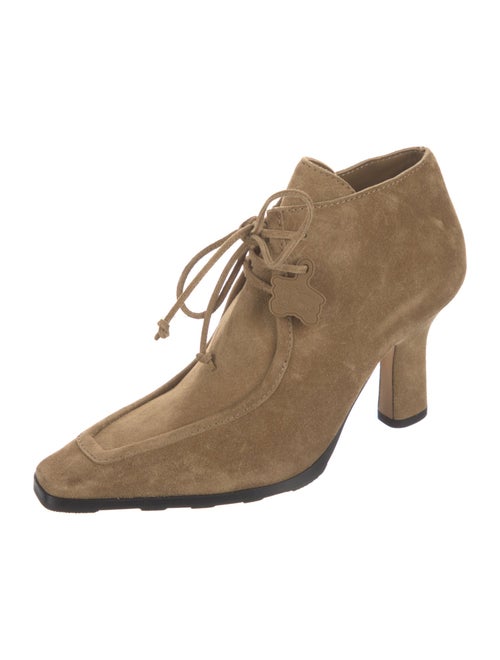 Burberry Suede Lace-Up Boots