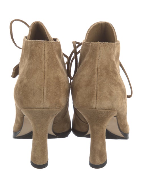 Burberry Suede Lace-Up Boots