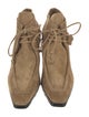 Burberry Suede Lace-Up Boots