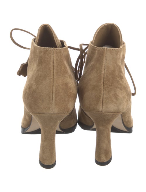 Burberry Suede Lace-Up Boots