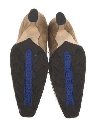 Burberry Suede Lace-Up Boots