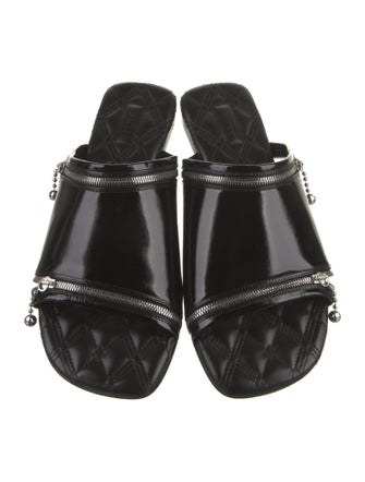 Burberry Leather Slides