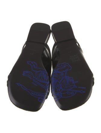 Burberry Leather Slides