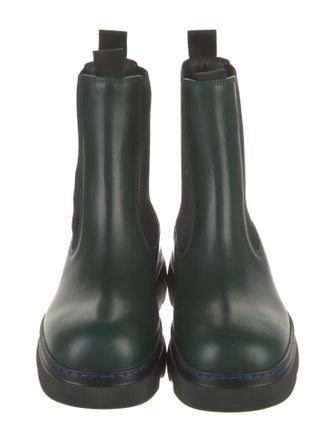 Burberry Leather Chelsea Boots