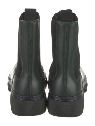 Burberry Leather Chelsea Boots