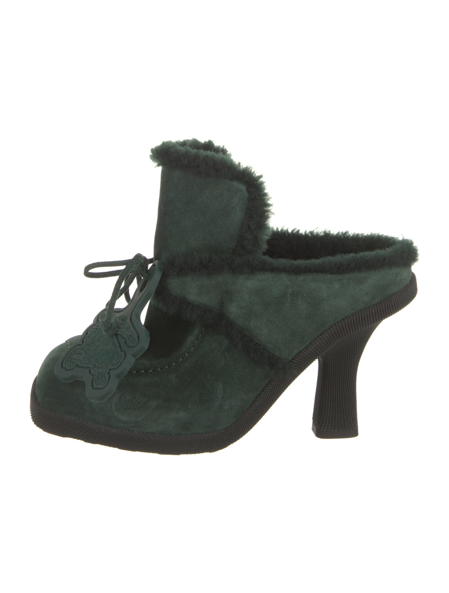 Burberry Suede Mules