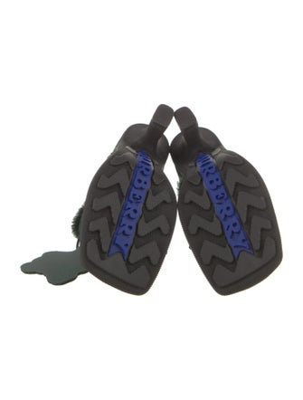 Burberry Suede Mules