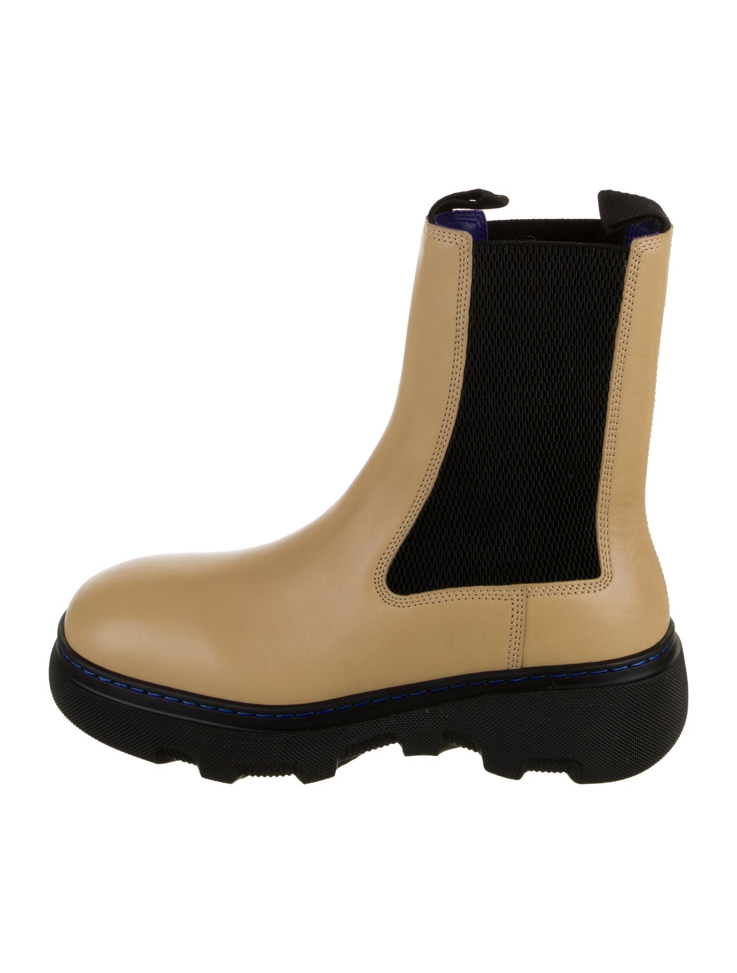 Burberry Leather Chelsea Boots