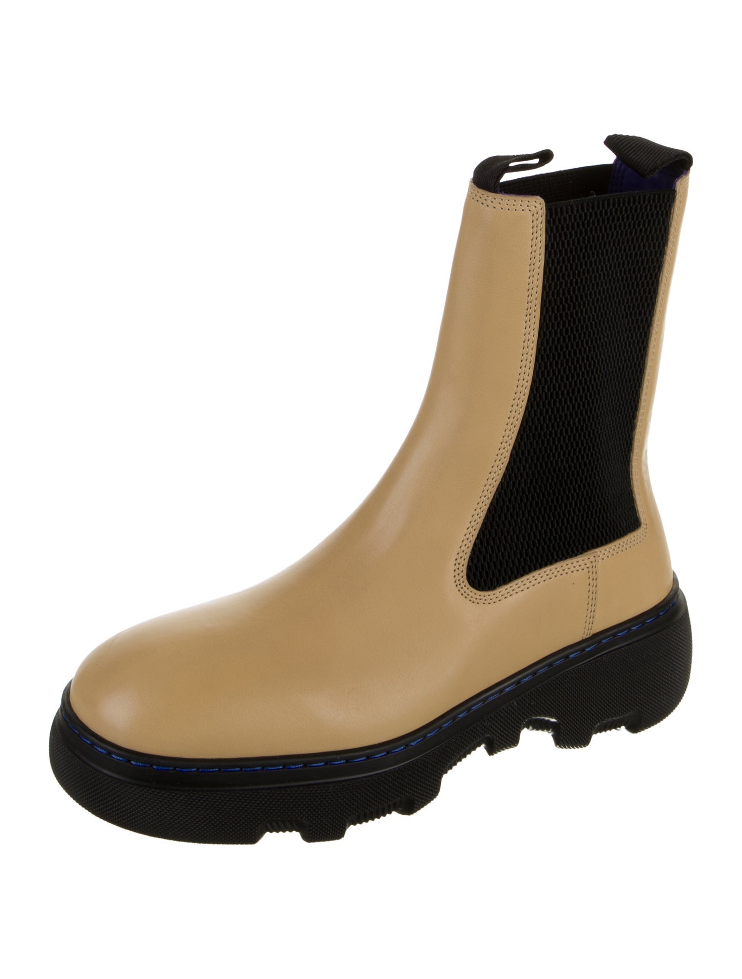 Burberry Leather Chelsea Boots