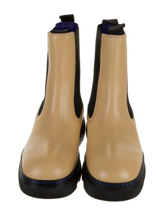 Burberry Leather Chelsea Boots