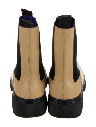Burberry Leather Chelsea Boots