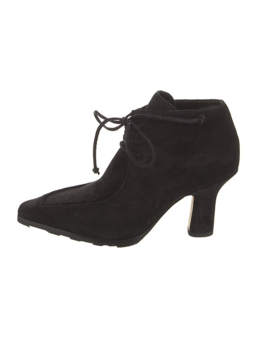 Burberry Suede Lace-Up Boots
