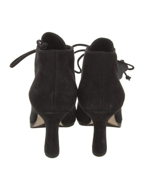 Burberry Suede Lace-Up Boots