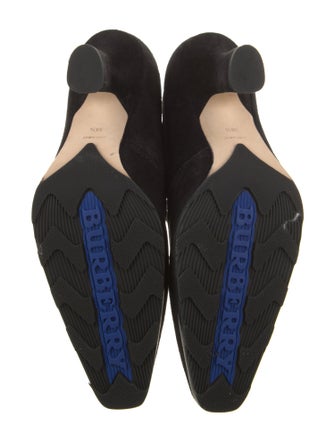 Burberry Suede Lace-Up Boots