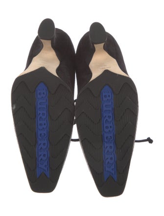 Burberry Suede Lace-Up Boots