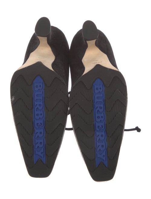 Burberry Suede Lace-Up Boots